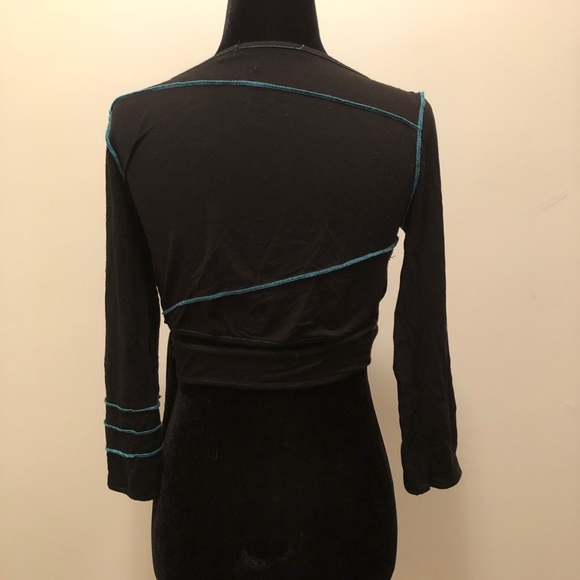 Yoga Pilates dance criss cross crop top xs-s - Picture 4 of 9